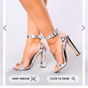 Silver high Heels